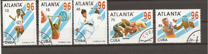 28431 - Cuba - serie completa usata: Olimpiadi di Atlanta 96