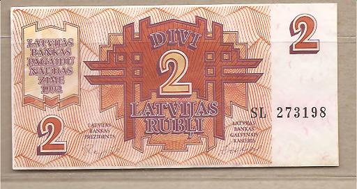 28575 - Lettonia - banconota non circolata da 2 Rubli - 1992 -