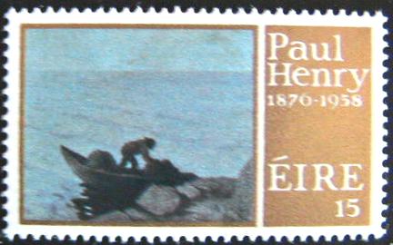 28590 - 1976 - Centenario della nascita del pittore Paul Henry. Unif. n.352  **