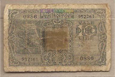29466 - Italia - banconota circolata da 10 - 1935