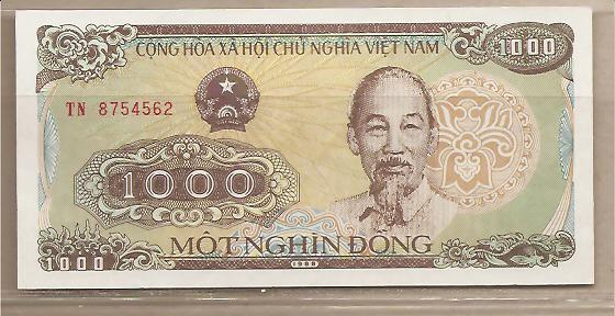 29667 - Vietnam - banconota non circolata da 1000 Dong - 1988