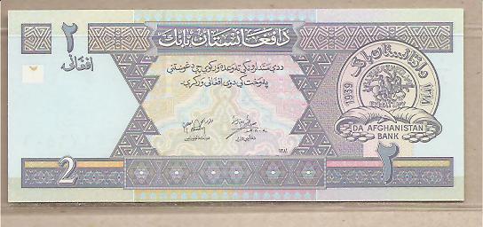 29693 - Afghanistan - banconota non circolata da 2 Afghani - 2002