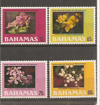 29700 - Bahamas - serie completa nuova: Piante medicinali - 2003