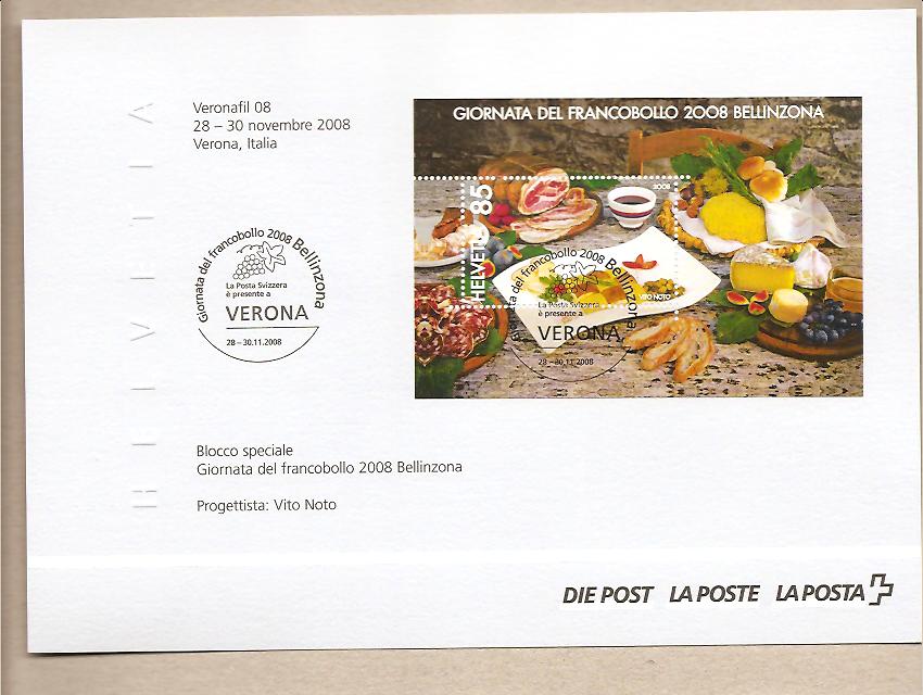 29970 - Svizzera - carnet con annullo spciale: Giornata del francobollo - 2008