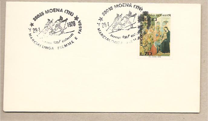 30695 - Italia - busta con annullo speciale: Moena - Marcialonga Fiemme e Fassa - 1978