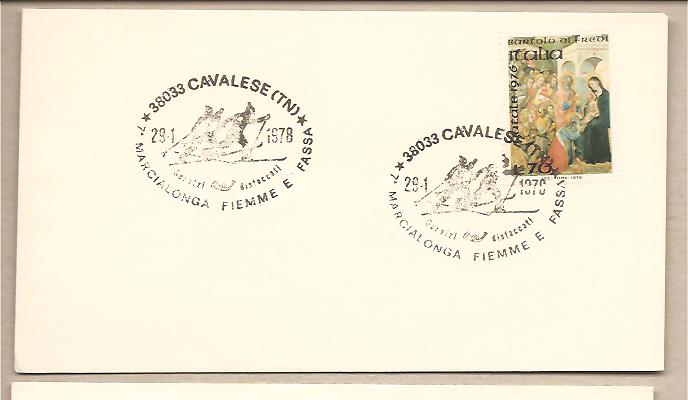 30696 - Italia - busta con annullo speciale: Cavalese - Marcialonga Fiemme e Fassa - 1978