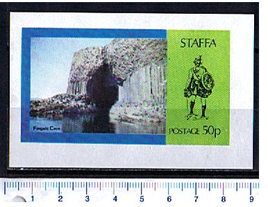 30741 - STAFFA (Scotland) 1973-109F  Veduta faraglione "Fingals Cave"  - 1 BF serie completa nuova