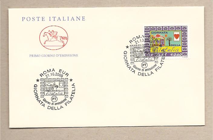 30760 - Italia - busta fdc con serie completa ed annullo speciale: Giornata della Filatelia - 21.10.2009