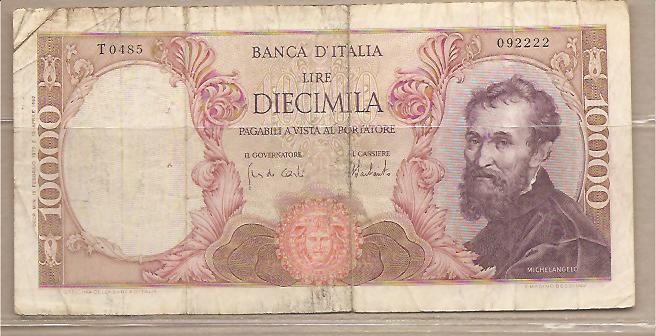 31136 - Italia - banconota circolata da 10.000 Lire - 1973