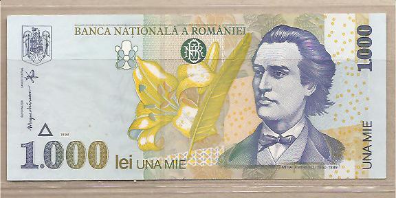 31242 - Romania - banconota non circolata da 1000 Lei - 1998