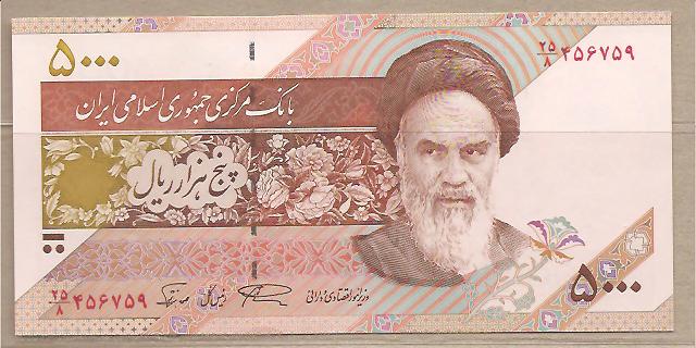 31390 - Iran - banconota non circolata da 5000 Rials