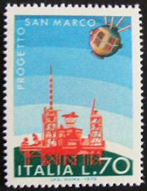 31478 - 1) 1975 - Imprese spaziali italiane. Unif. n.1298 **