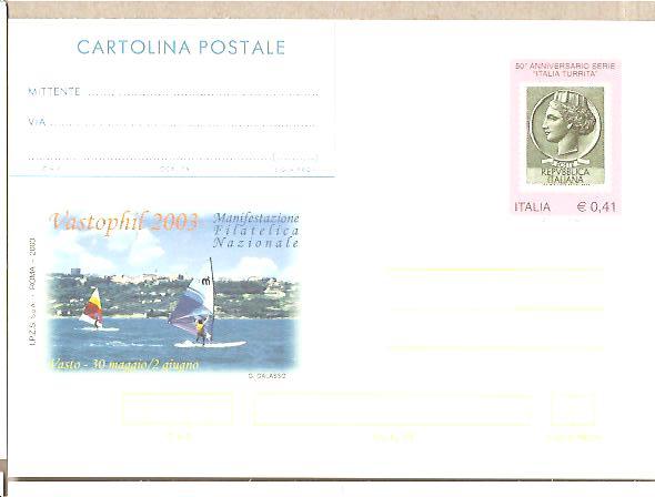 31852 - Italia - cartolina postale nuova: Vastophil - 2003