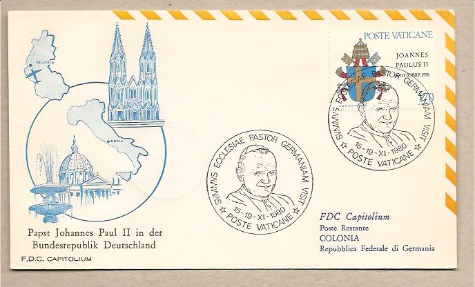 32016 - Vaticano - Visita di S.S. Giovanni Paolo II in Germania Ovest - 1980
