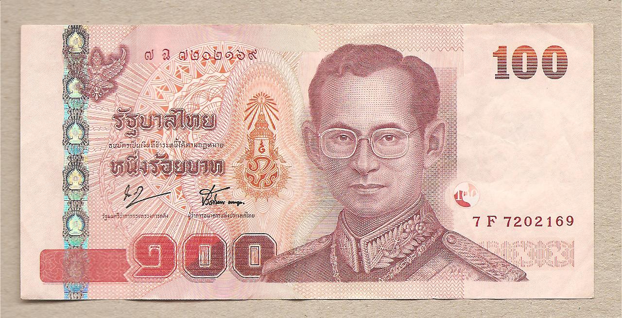 32590 - Thailandia - banconota circolata da 100 Baht