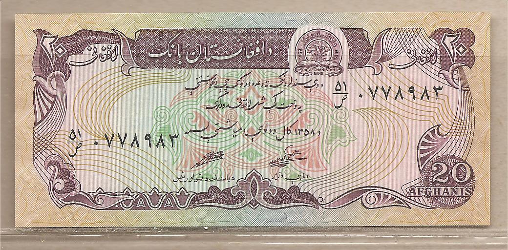 32928 - Afghanistan - banconota non circolata da 20 Afghanis