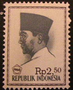 33938 - 1966 - Presidente Sukarno. Mi. n.532   **