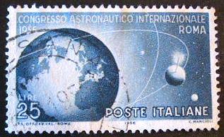 33993 - 1) 1956 - Congresso astronautico internazionale a Roma. Unif. n.805  us.