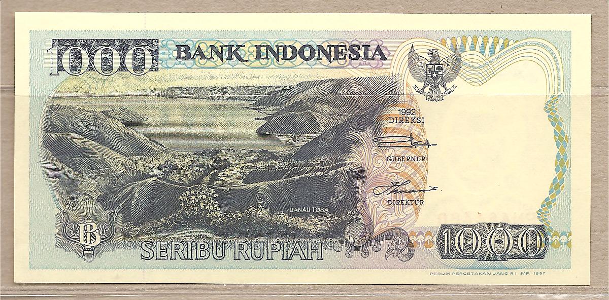 34210 - Indonesia - banconota non circolata da 1000 Rupie - 1992
