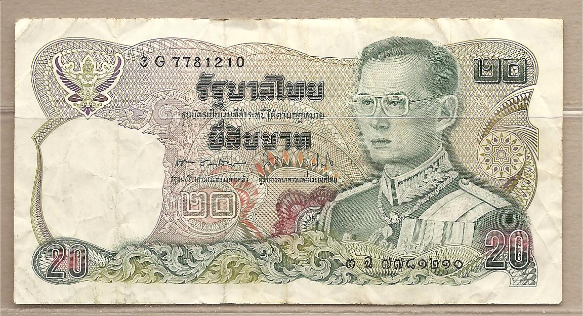 35145 - Thailandia - banconota circolata da 20 Baht