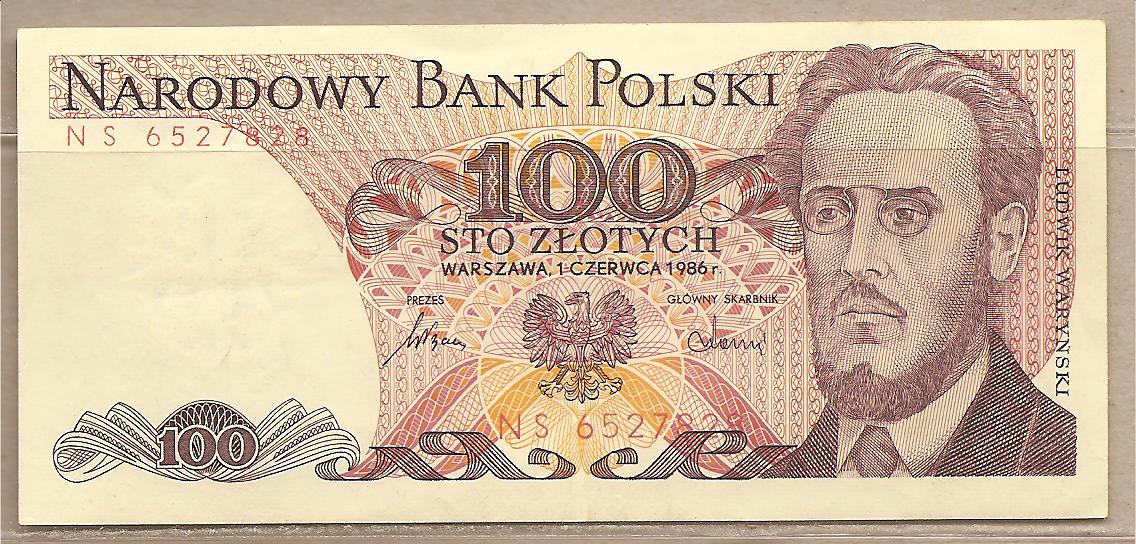 35838 - Polonia - banconota circolata qFDS da 100 Zloty - 1986