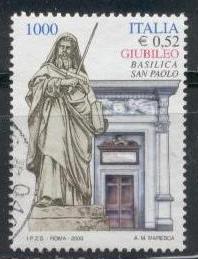36173 - 2000 - L. 1.000/Eur.0.52 Giubileo Porta Santa