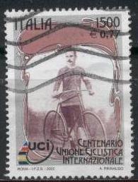 36176 - 2000 - L.1500/Eur.0.77 Centenario Unione Ciclistica Internazionale
