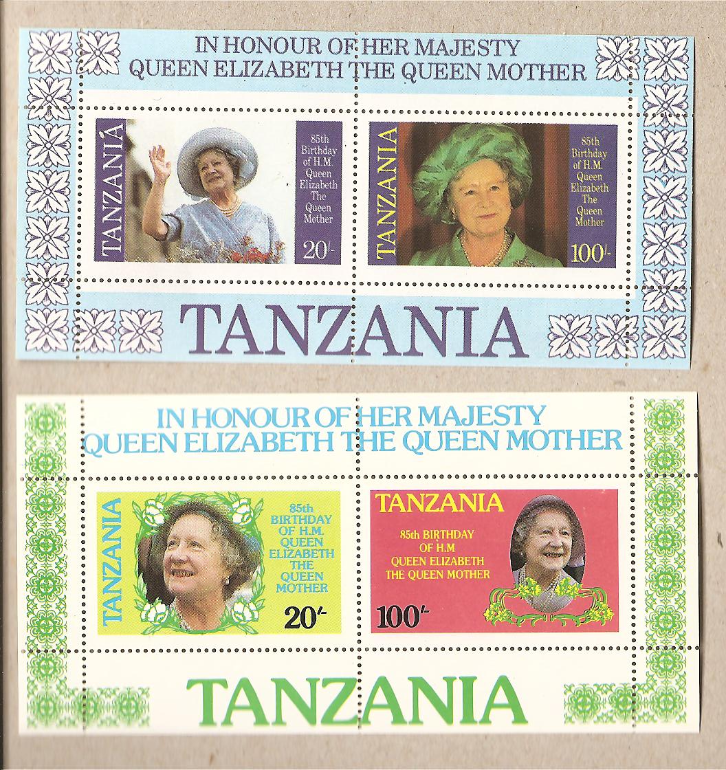 36228 - Tanzania - 2 foglietti nuovi: Unificato n BF 40A/B * G