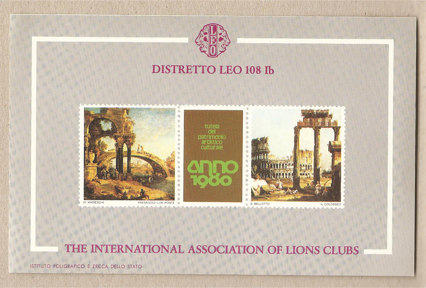 36960 - Italia - foglietto erinnofilo: Lions Club - 1980