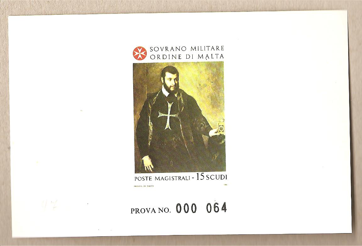 37360 - SMOM - prova di stampa della serie: 256 - Maestri della pittura - Tiziano - 1986