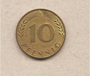 39257 - Germania Occidentale - moneta circolata da 10 Pfennig - 1970