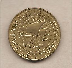 39312 - Italia - moneta circolata da 200 Lire - 1992