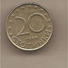 39392 - Bulgaria - moneta circolata da 20 stotinki - 1999