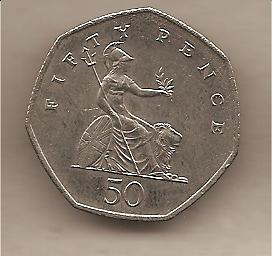 39402 - Regno Unito - moneta circolata da 50 Pence - 1997