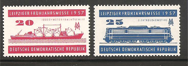 39531 - DDR - serie completa nuova linguellata: Michel n559/60 - 1957 * G