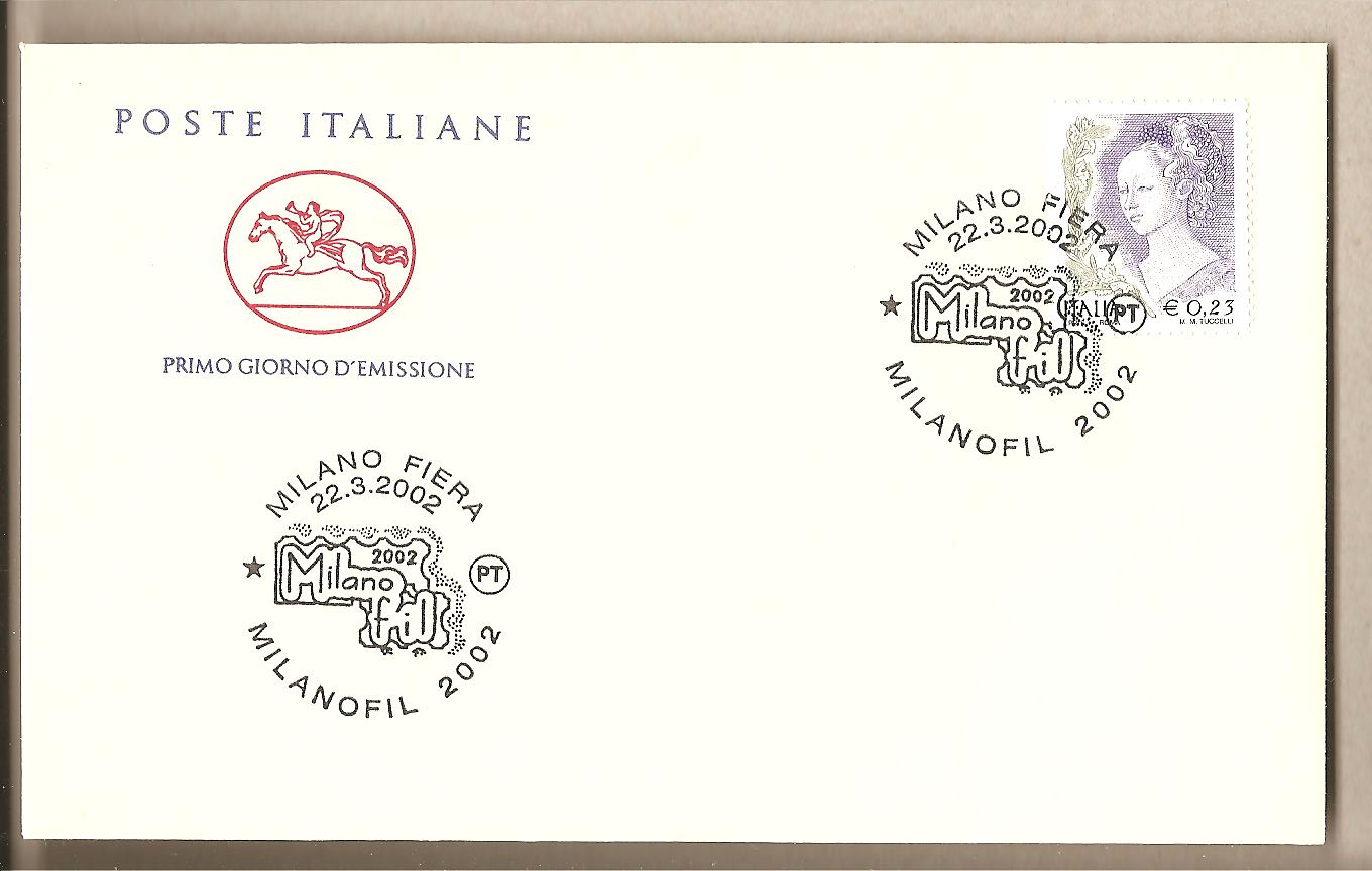 39658 - Italia - busta con annullo speciale: Milanofil 2002