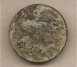 39967 - Italia - moneta circolata da 5 centesimi  - 1867