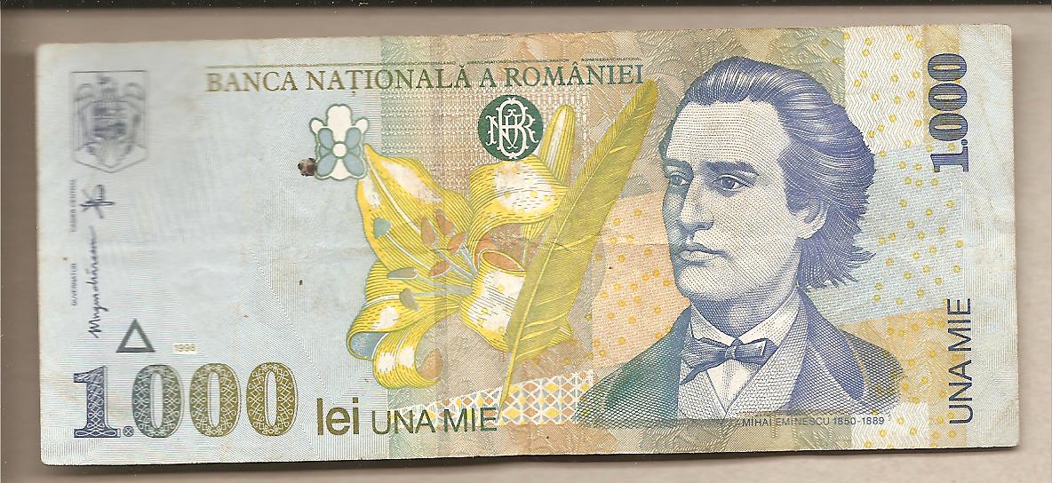 39977 - Romania - banconota circolata a 1000 Lei - 1998
