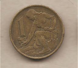 40219 - Cecoslovacchia - moneta circolata da 1 Corona - 1971