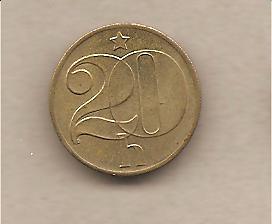 40221 - Cecoslovacchia - moneta circolata da 20 Hore - 1980