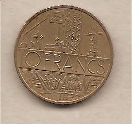 40222 - Francia - moneta circolata da 10 Franchi - 1977