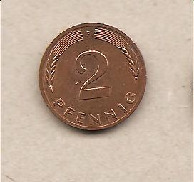 40224 - Germania - moneta circolata da 2 Pfennig - 1979