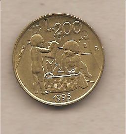 40661 - San Marino - moneta circolata da 200 Lire - 1995