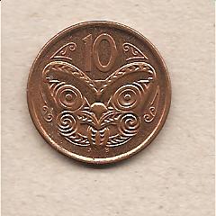 40747 - Nuova Zelanda - moneta circolata da 10 centesimi - 2006