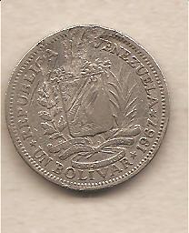 40782 - Venezuela - moneta circolata da 1 Bolivar - 1967