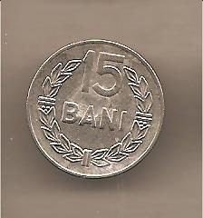 40795 - Romania - moneta circolata da 15 Bani - 1966