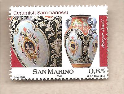 40857 - San Marino - f.bollo nuovo: Ceramisti sammarinesi - 2009