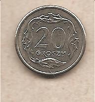 41086 - Polonia - moneta circolata da 20 Groszy - 2008