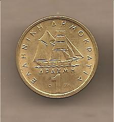 41088 - Grecia - moneta circolata da 1 Dracma - 1976
