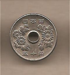 41244 - Giappone - moneta circolata da 50 Yen - 1967/1988